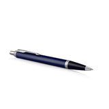 Personalised Parker IM Blue Chrome Trim Ballpoint Pen