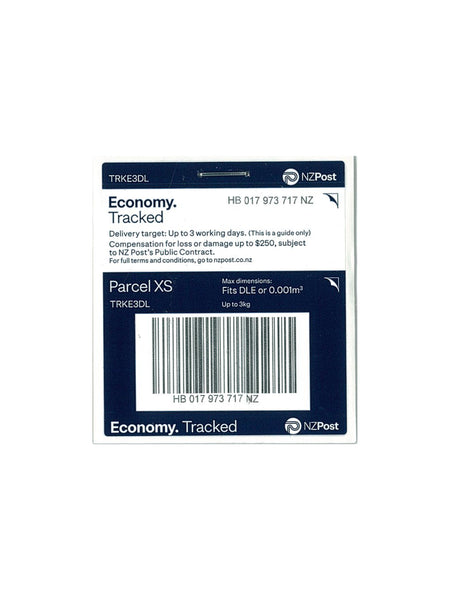 Economy 3kg Tracked XS (Extra Small) Prepaid Ticket - Single