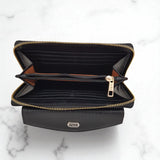 Woman’s Genuine Leather Zip Around Purse