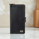 Woman’s Genuine Leather Tab Closure Purse