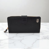 Woman’s Genuine Leather Tab Closure Purse