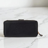 Woman’s Genuine Leather Tab Closure Purse
