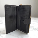 Woman’s Genuine Leather Tab Closure Purse