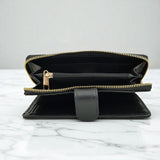 Woman’s Genuine Leather Tab Closure Purse
