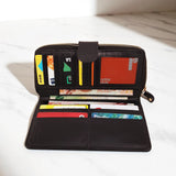 Woman’s Genuine Leather Tab Closure Purse