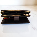 Woman’s Genuine Leather Tab Closure Purse
