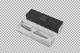 Personalised Parker Jotter XL Monochrome Stainless Steel Chrome Trim Ballpoint Pen
