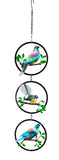 Triple Metal Bird Hanging