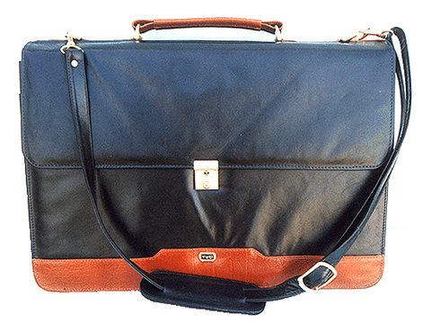 Genuine Leather Multifunctional Office Bag GM BL-TAN