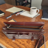 Men’s Genuine Leather Briefcase / Office Bag Cognac