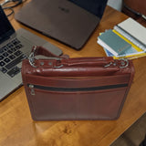Men’s Genuine Leather Briefcase / Office Bag Cognac