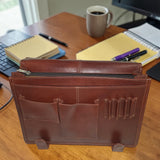 Men’s Genuine Leather Briefcase / Office Bag Cognac