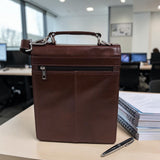 Men’s Genuine Leather Small Crossbody Office Bag - Atul Cog
