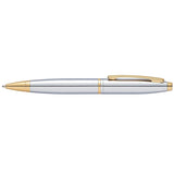Personalised Cross Calais Chrome & Gold Pen