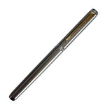Personalised Parker Folio Stainless Steel Roller Ball Pen With Gold Plated Trim