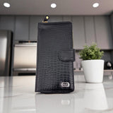 Woman’s Genuine Leather Tab Closure Purse