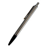 Parker Latitude Shiny Chrome Ball Pen With Gold Trim