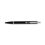 Personalised Parker Latitude Matte Black Ball Pen With Chrome Trim