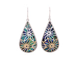 Kiwicraft Water Drop Paua Shell Earrings with Box