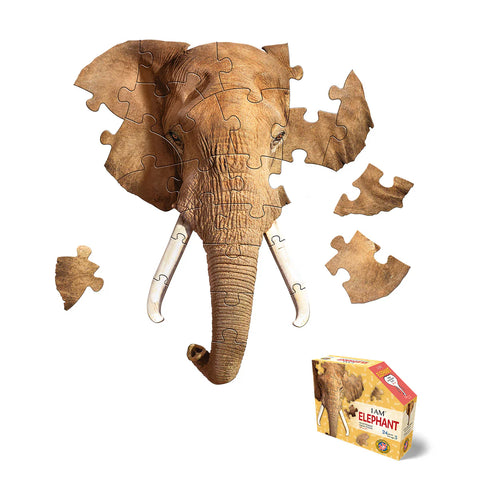 MaDD Capp Jigsaw Puzzle - I AM ELEPHANT - 24 Piece