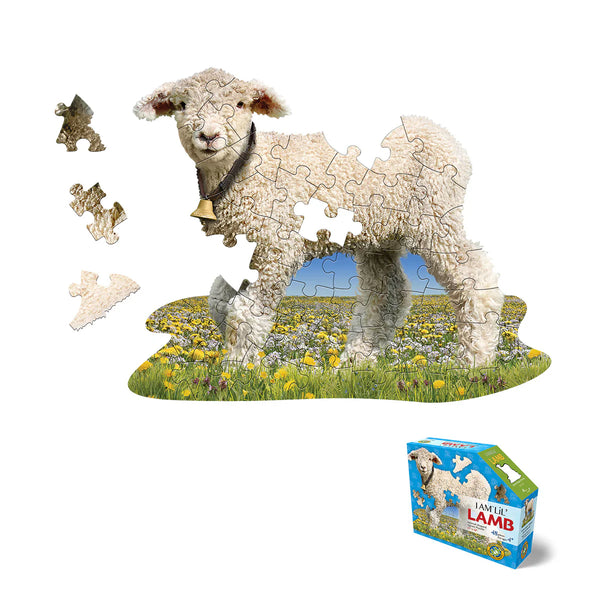 MaDD Capp Jigsaw Puzzle - I AM LIL LAMB - 48 Piece
