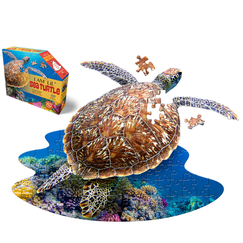 MaDD Capp Jigsaw Puzzle - I AM LIL SEA TURTLE - 100 Piece