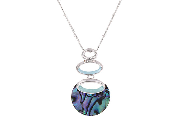 Kiwicraft Paua Wave Pendant with Box