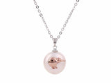 Kiwicraft Rose Gold Kiwi on Pearl Pendant with Box