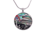 Kiwicraft Paua Rangitoto Pendant with Box