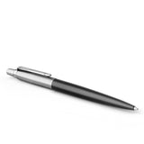 Personalised Parker Jotter Bond Street Black Chrome Colour Trim Ballpoint Pen