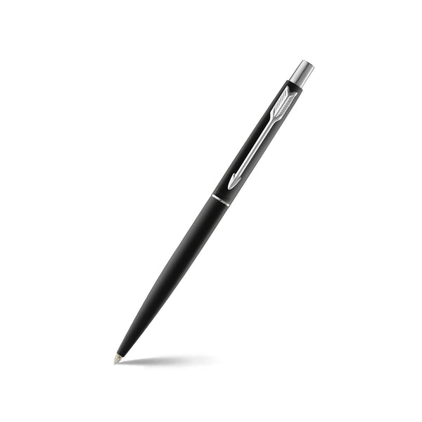 Personalised Parker Classic Matte Black Ball Pen With Chrome Trim