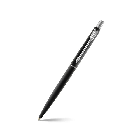 Personalised Parker Classic Matte Black Ball Pen With Chrome Trim