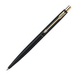 Personalised Parker Classic Matte Black Ball Pen With Gold Trim