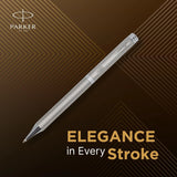 Parker Folio Stainless Steel Ball Pen With Chrome Trim