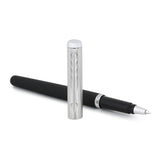 Parker Latitude Matte Metallix Roller Ball Pen With Chrome Trim