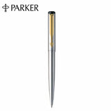 Parker Vector Stainless Steel Ball Pen With Gold Trim