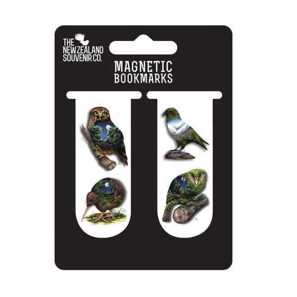 Sophie Blokker Native Birds Set of 2 Magnetic Bookmarks - Set 3