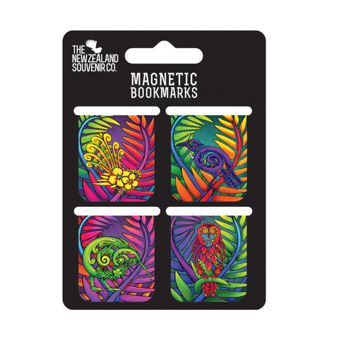 Sophie Blokker Colourful Native Birds Set of 4 Magnetic Bookmarks
