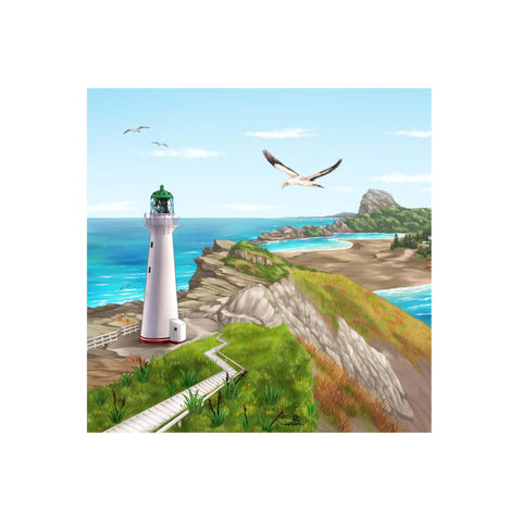 Sophie Blokker -Textured Castlepoint - 3D Cork Backing Ceramic Tile - Wall Hanging