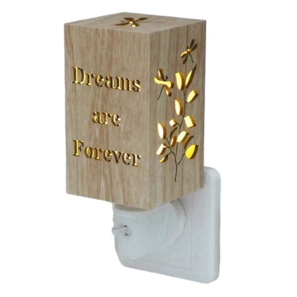 Dreams Are Forever Wood Night Light
