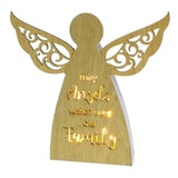 Starlight Angel Plaque LED - Angel Watch Our Family
