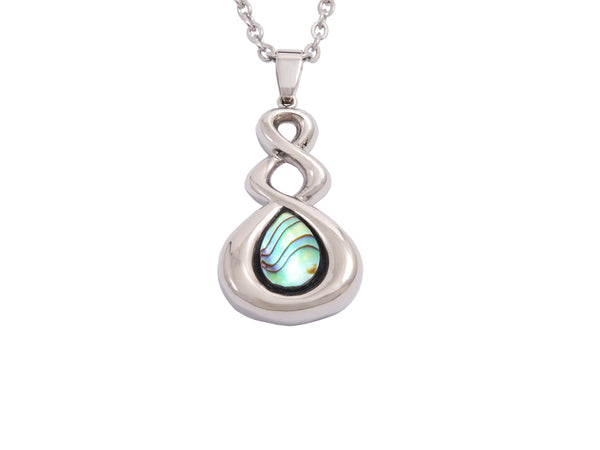 Kiwicraft Small Paua Twist Pendant with Box