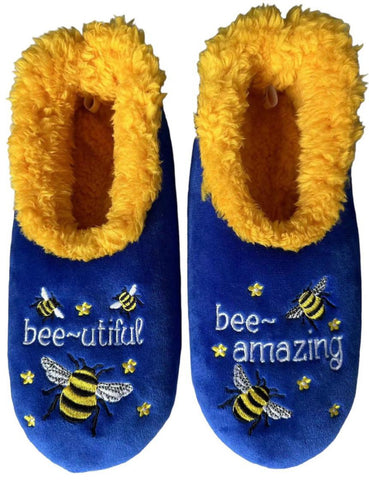 Slumbies - Women's Large Simply Pairables Bee - Utiful Foot Covering