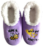 Slumbies - Women's Large Pairable Bee Foot Covering