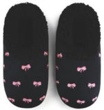 Slumbies - Women's Large Bow Utiful Black Foot Covering