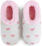 Slumbies - Women's Large Bow Utiful Light Grey Foot Covering