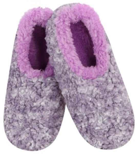 Slumbies - Women's Large Curly Sue Lavender Foot Covering