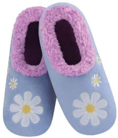 Slumbies - Women's Medium Simply Daisy All Day Lilac Foot Covering