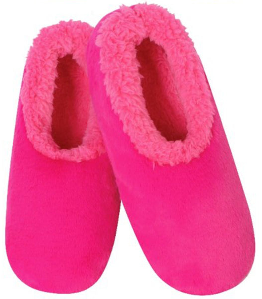 Slumbies - Women's Small Rainbow Bright Pink Foot Covering