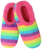 Slumbies - Women's Small Rainbow Flamingo Pink Foot Covering